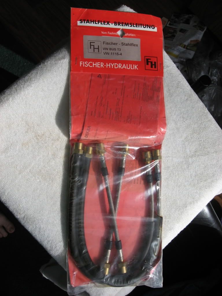 Vanagon stainless steel brake hose kit100 Western Mass. VW Vortex
